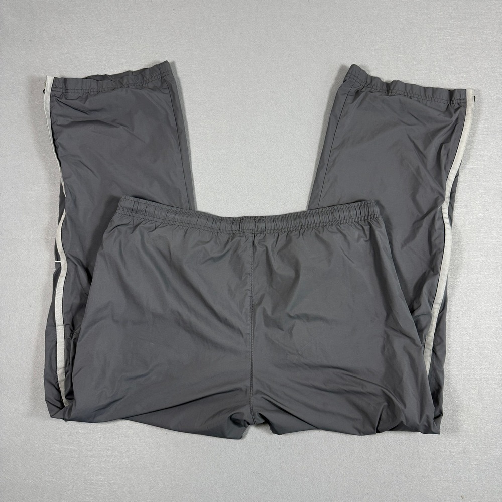 VTG 90's Abercrombie & Fitch Mens M 092 Track Pants Gray Gym Issue Mesh Lined - Picture 12 of 16